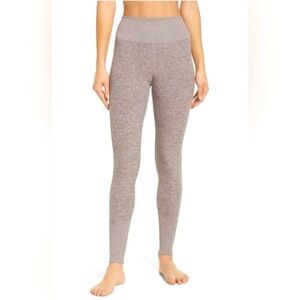 Alo Yoga Alosoft High Waist Lounge Leggings Brown Size Medium Soft Stretchy